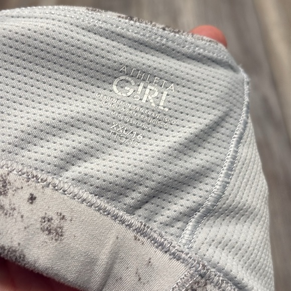 ATHLETA Girl Upbeat Sports Bra Fog Gray size XXL/16 - Picture 7 of 7